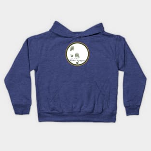 I stand with our Forest Rangers National Park Service Unity Support Green Boot Print Kids Hoodie